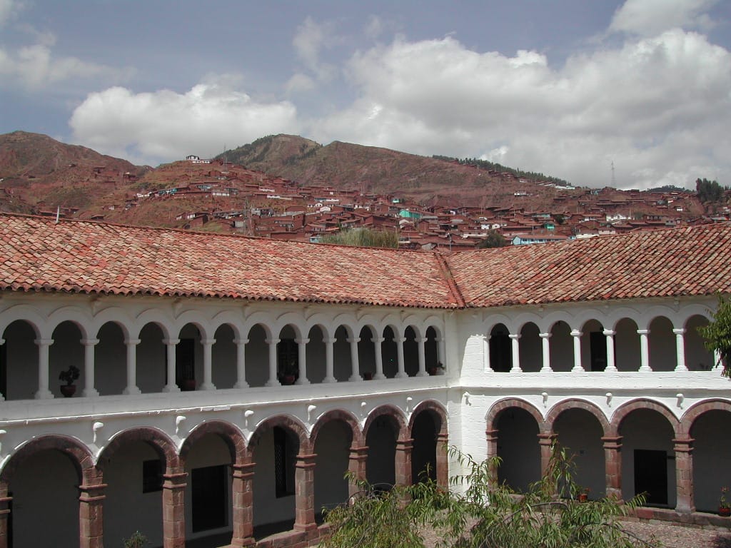 The colonial building of the Museo Inka in Cusco