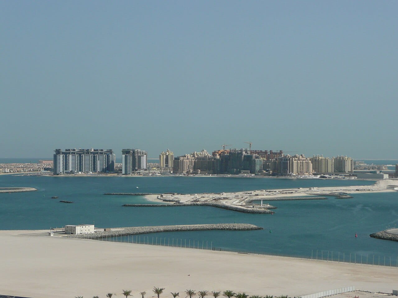 Palm Jumeirah seen from The View, Dubai