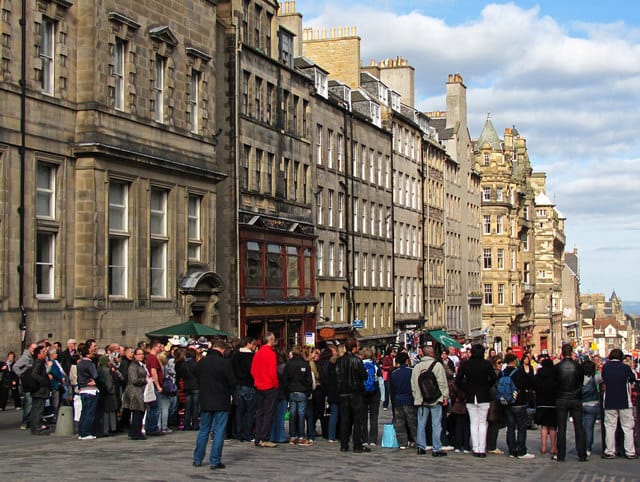 The Royal Mile and St Giles' Cathedral, Edinburgh
