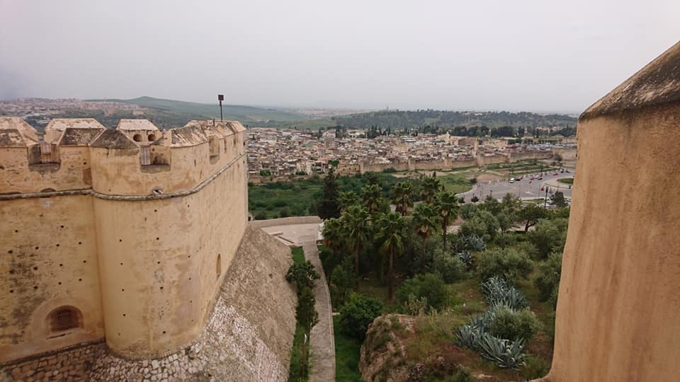 The Borj Nord fort above the medina rooftops of Fez