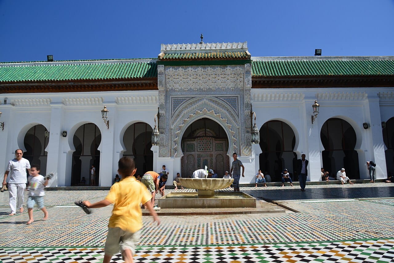Courtyard of the Al-Qarawiyyin, Fez