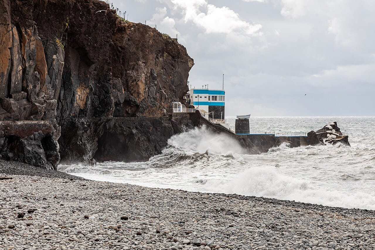 Praia Formosa beach, Funchal