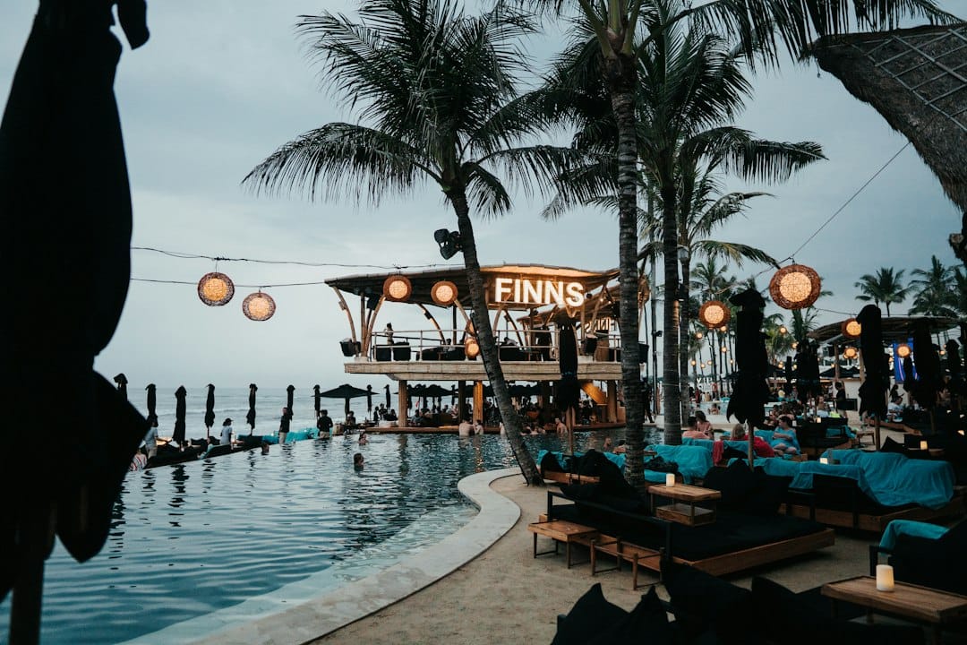 Playa d'en Bossa beach and clubs, Ibiza