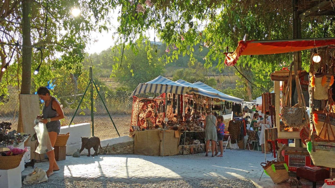Las Dalias hippie market, Ibiza