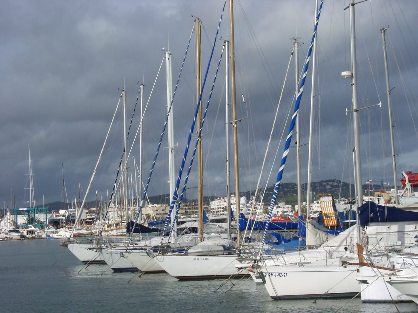 La Marina quarter below Dalt Vila, Ibiza