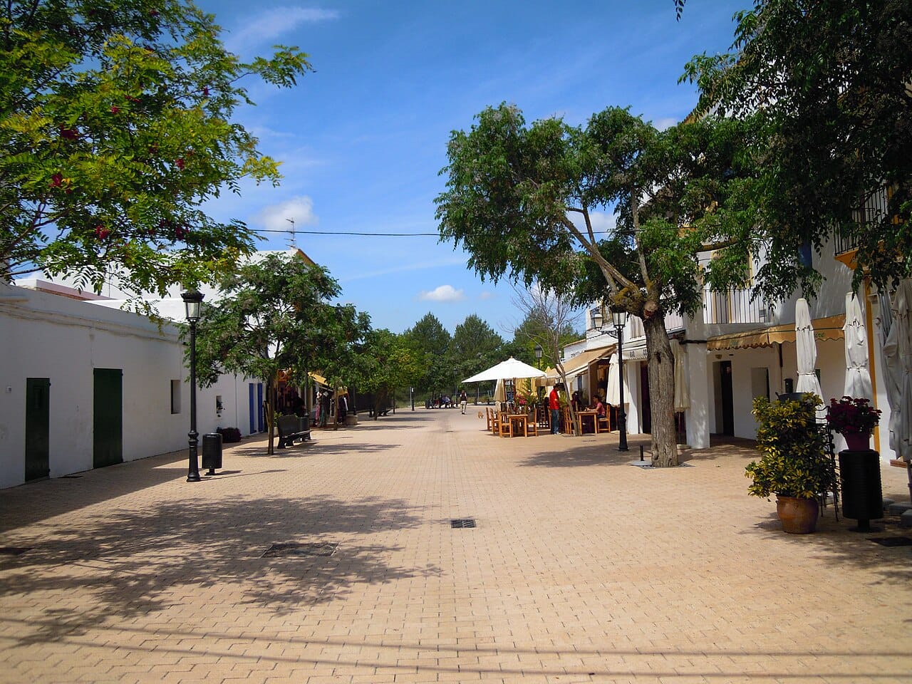Santa Gertrudis village square, Ibiza