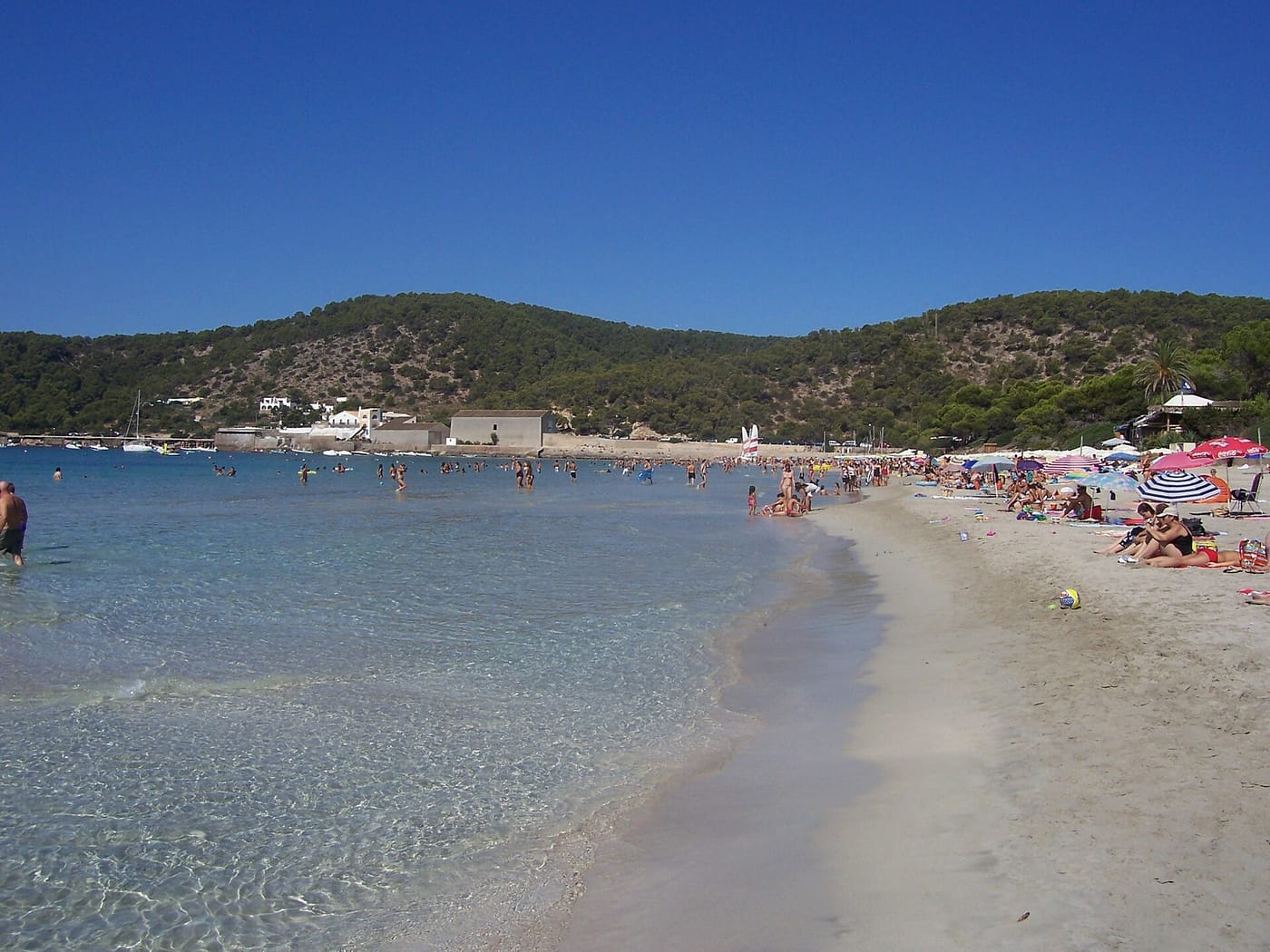Ses Salines beach and salt flats, Ibiza
