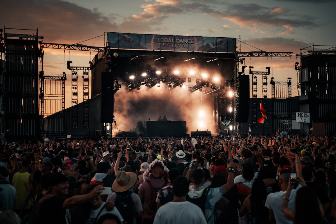 A superclub night in Ibiza