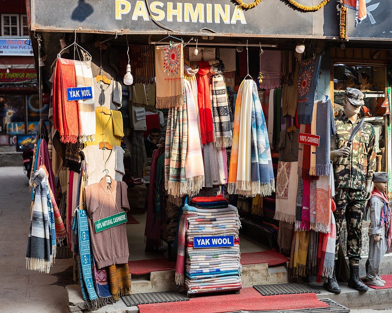The lanes of Thamel, Kathmandu