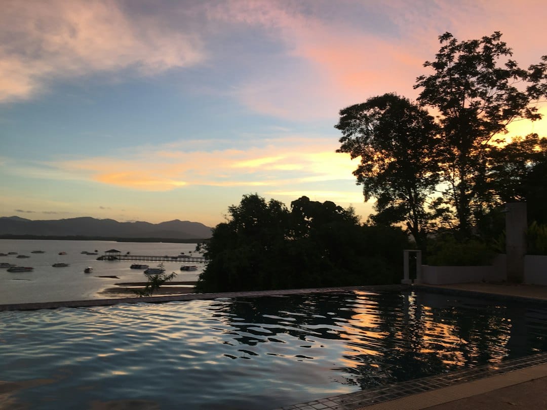 A sunset beach club on Koh Samui