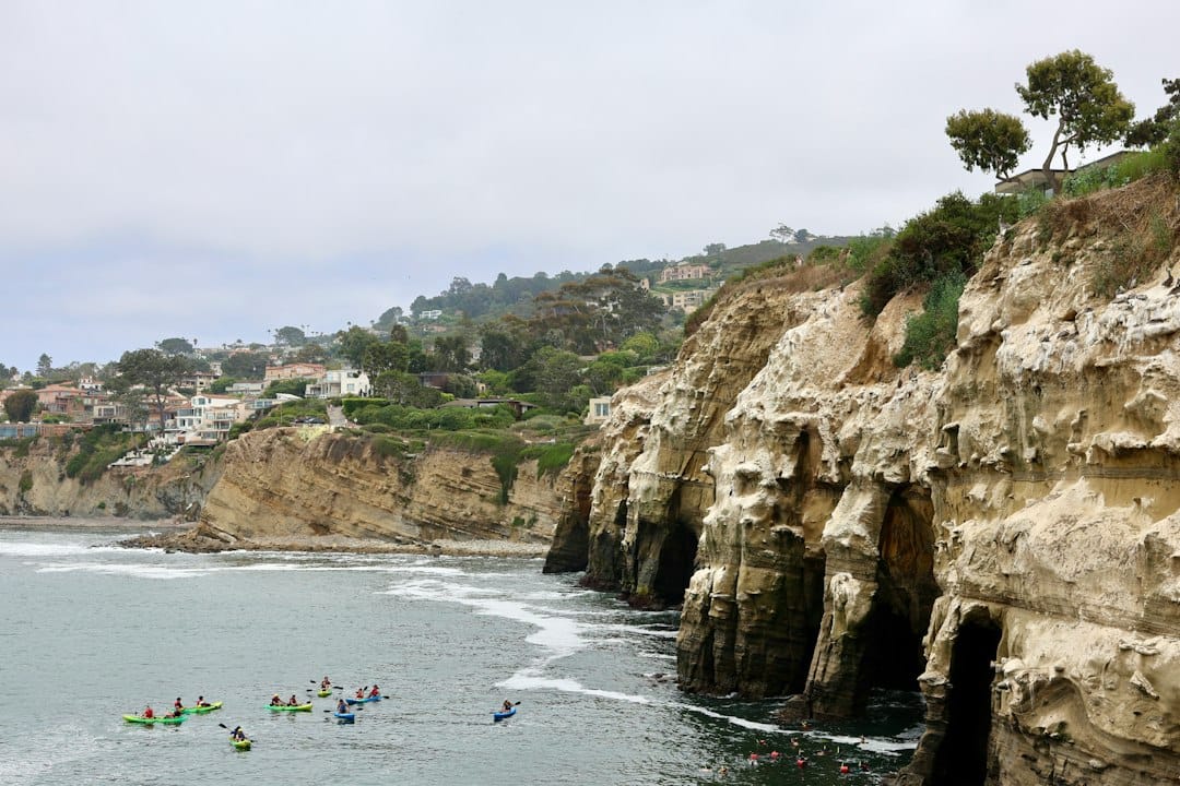 Kayaking the sea caves at Lagos