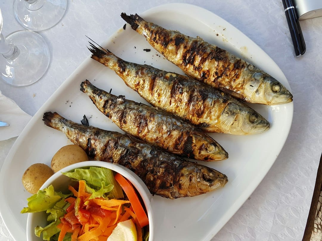 Grilled Algarve seafood, Lagos