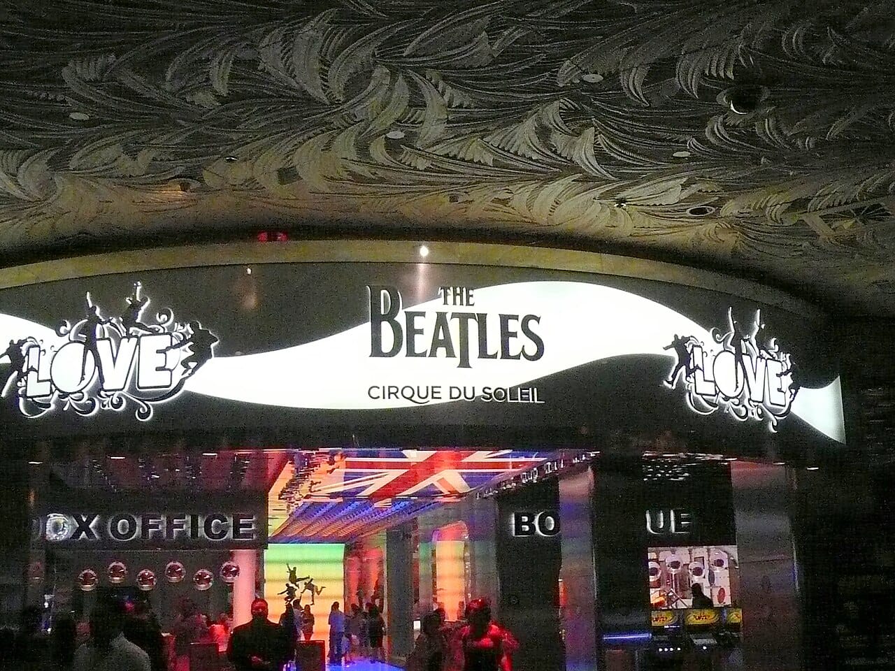 A theatrical stage show on the Las Vegas Strip