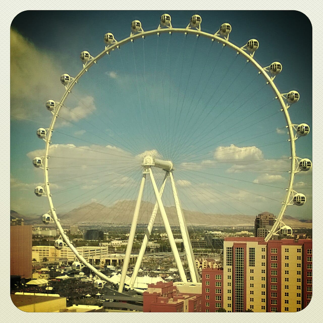 The High Roller observation wheel at the LINQ