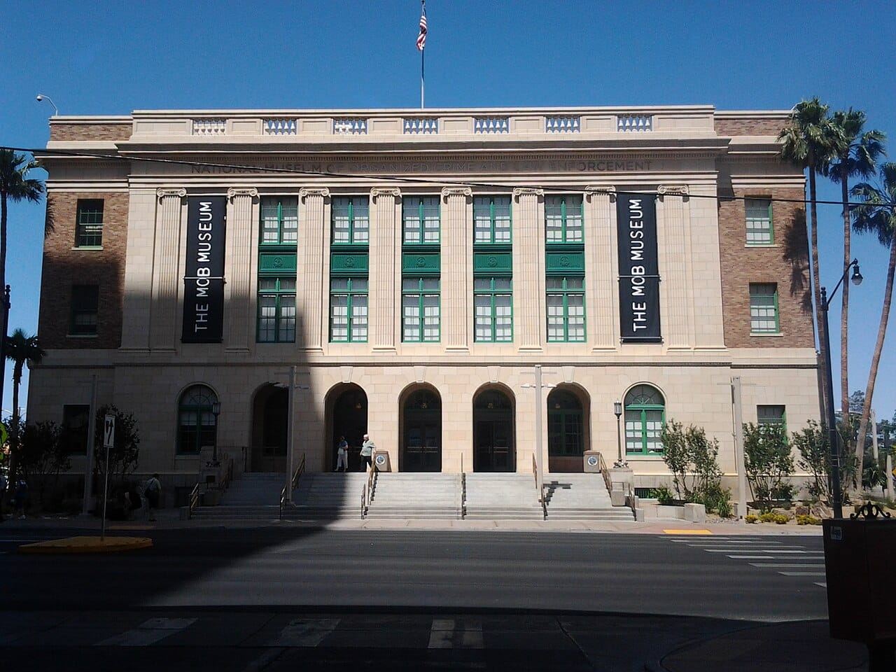 The Mob Museum in the old downtown Las Vegas courthouse