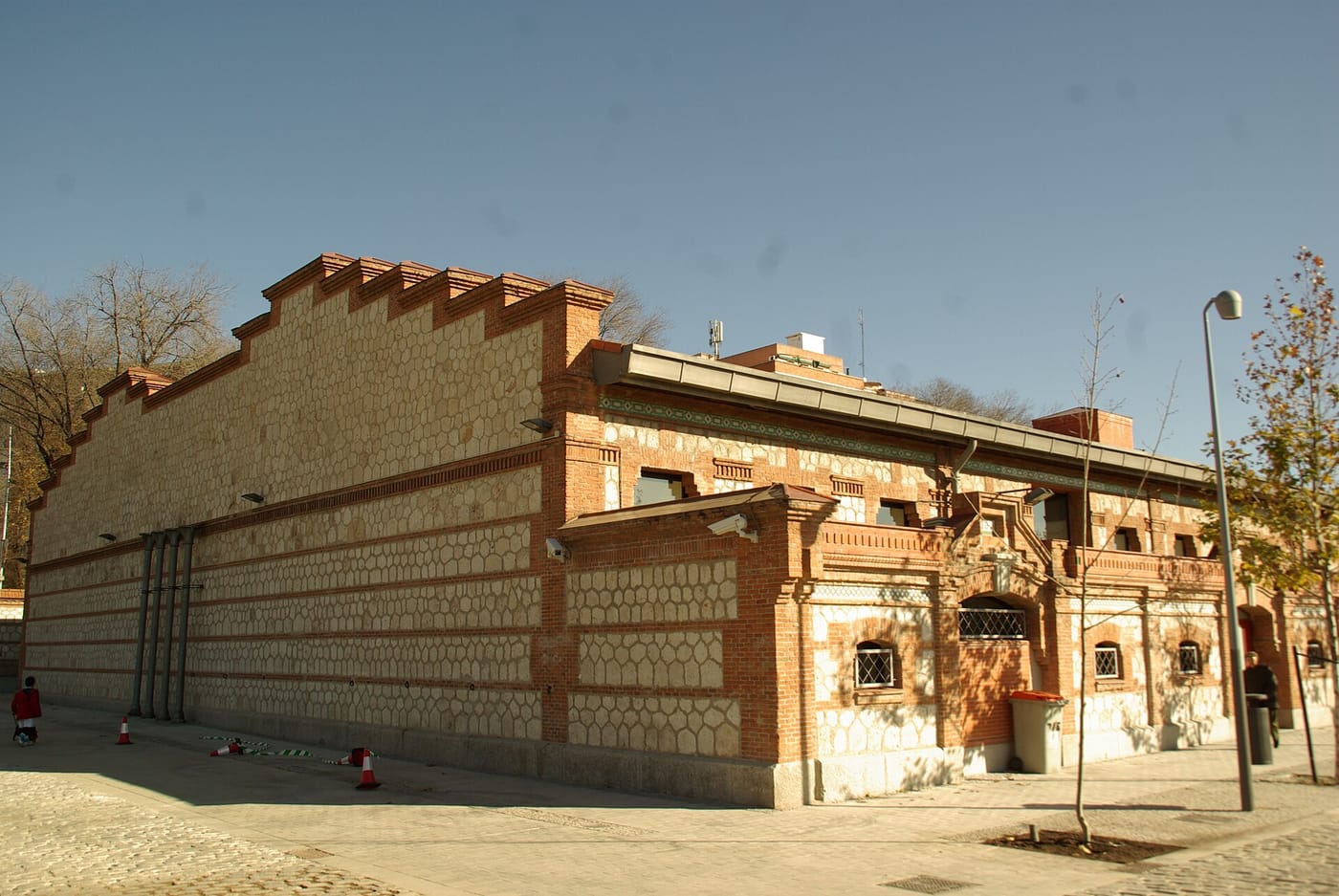 The red-brick industrial buildings of Matadero Madrid arts centre