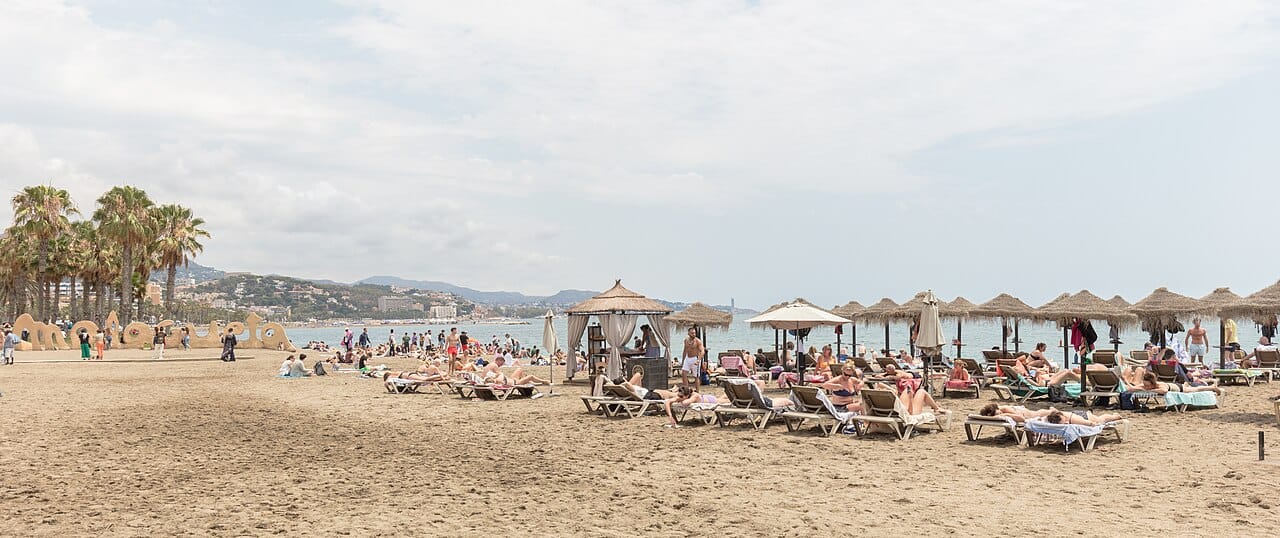 La Malagueta beach, Málaga