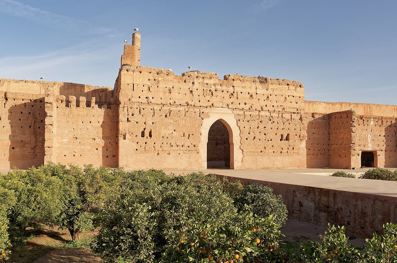 The ruins of El Badi Palace, Marrakech