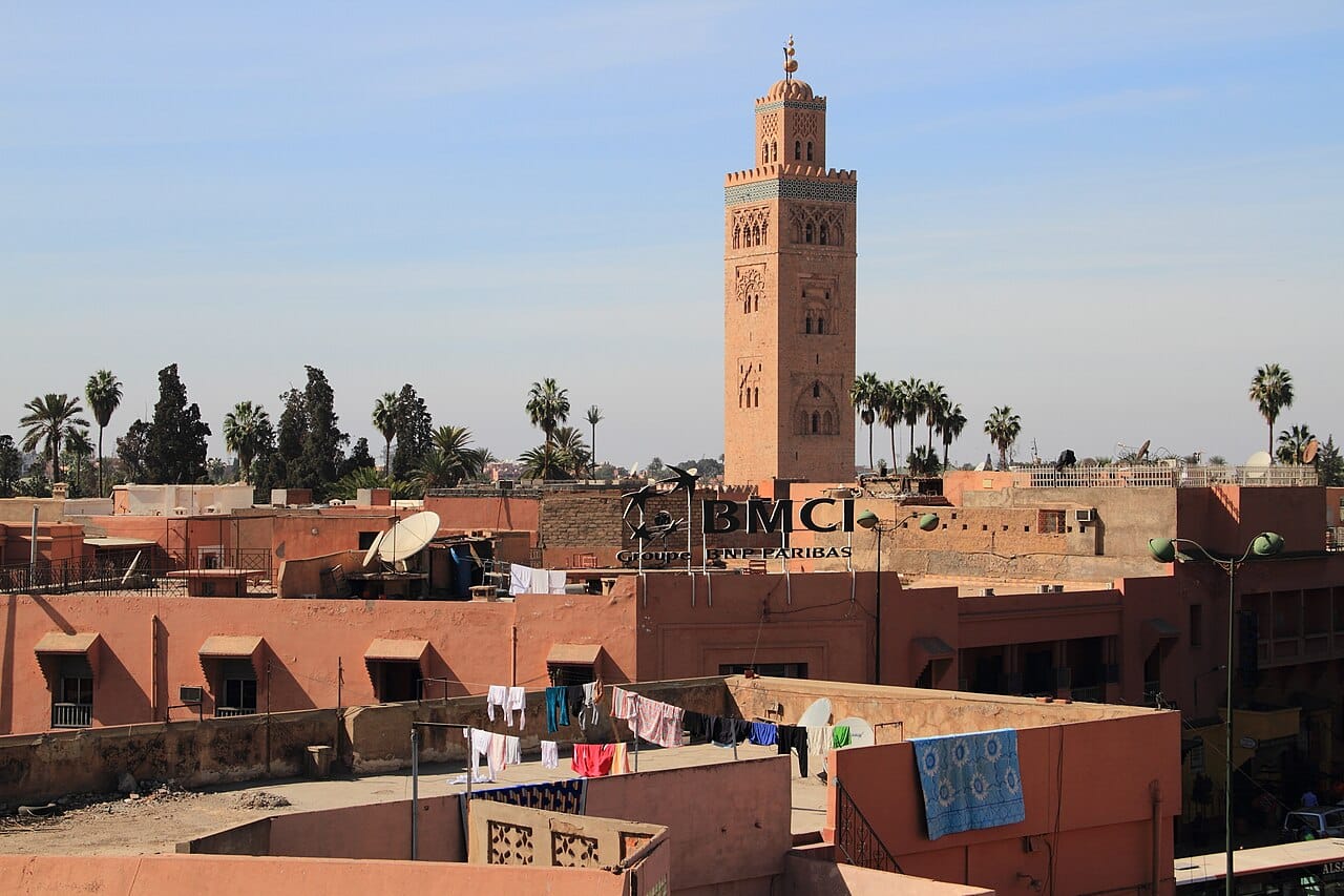 The Koutoubia Mosque minaret, Marrakech