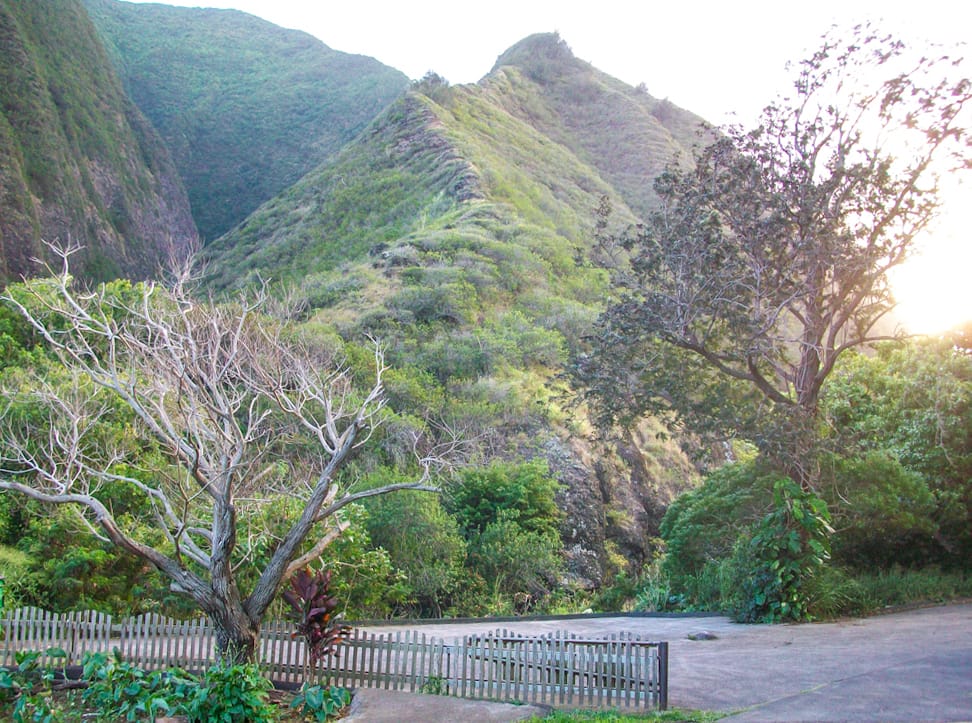 The Iao Needle in Iao Valley, Maui