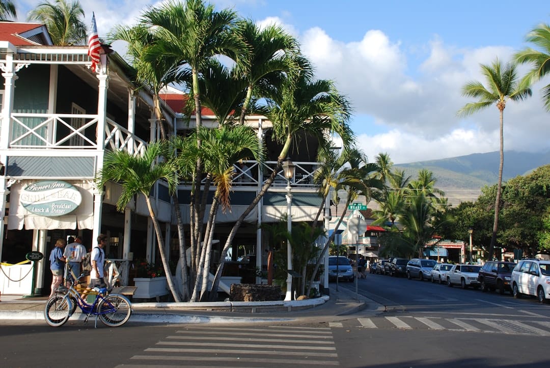 Colourful Paia town on Maui's north shore