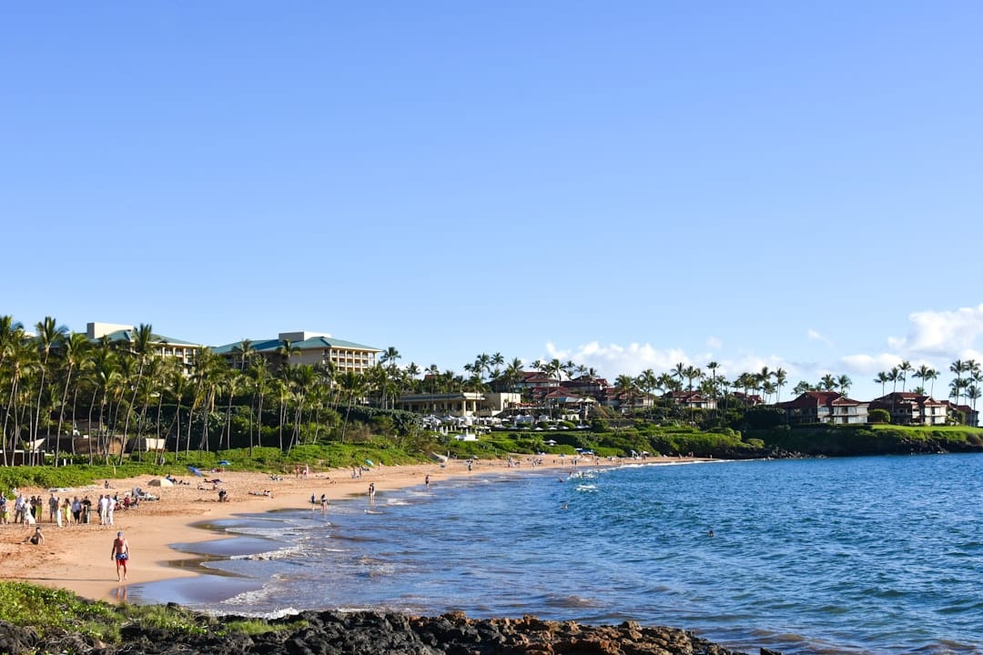 Wailea Beach and the south coast, Maui