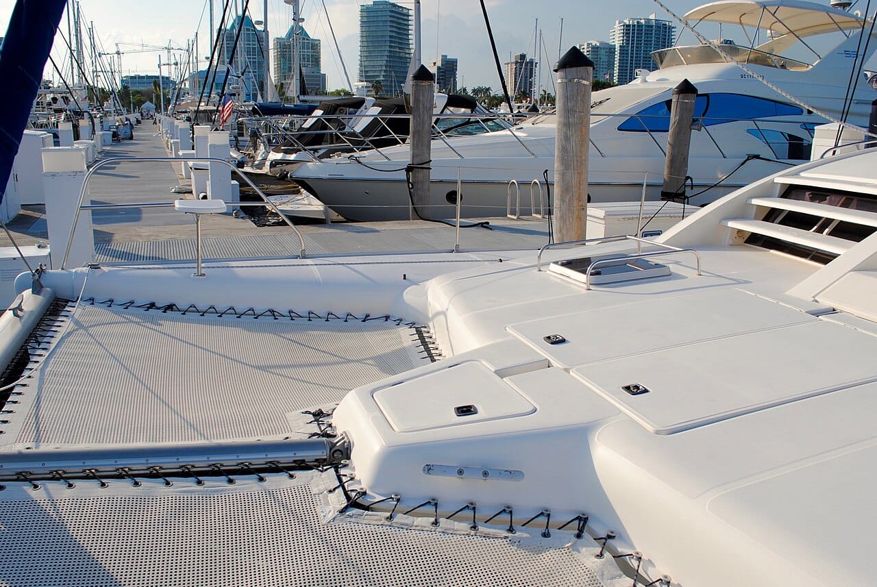 The marina and waterfront at Coconut Grove, Miami