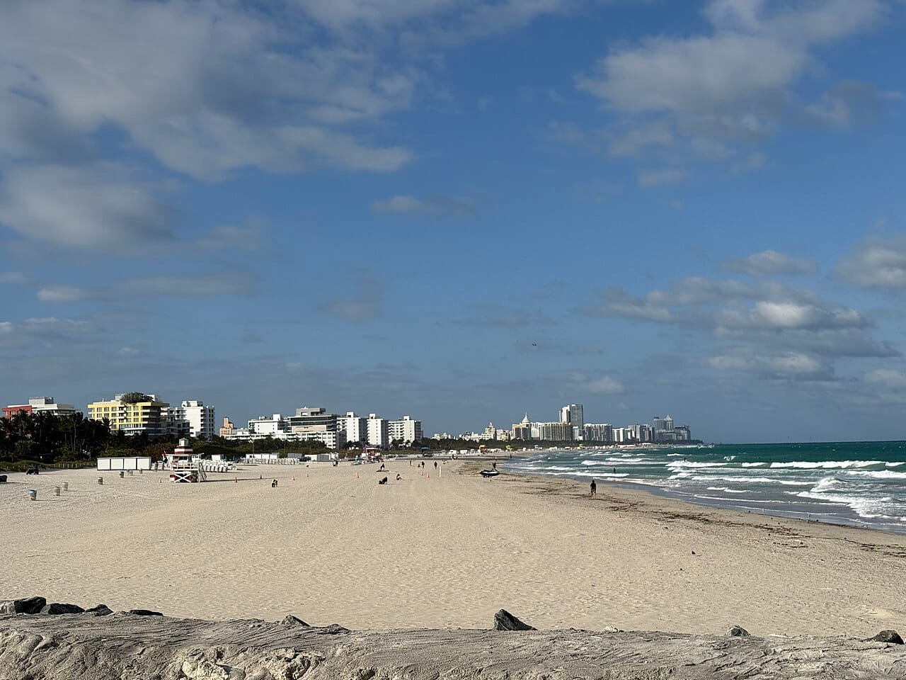 South Pointe Park pier at the tip of Miami Beach