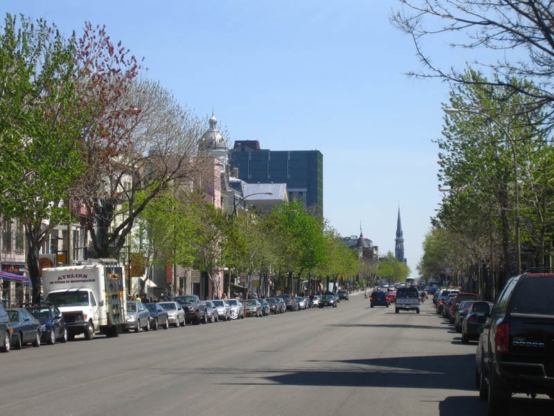 The Plateau spiral staircases, Montreal