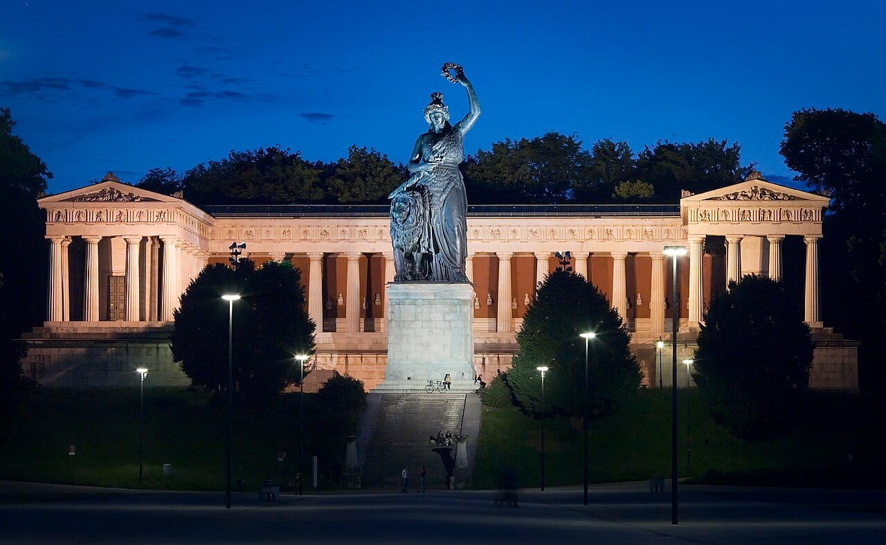 The Bavaria statue at Theresienwiese, Munich