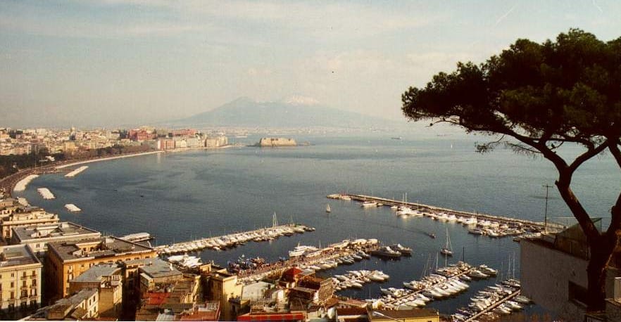 The bay of Naples from Posillipo