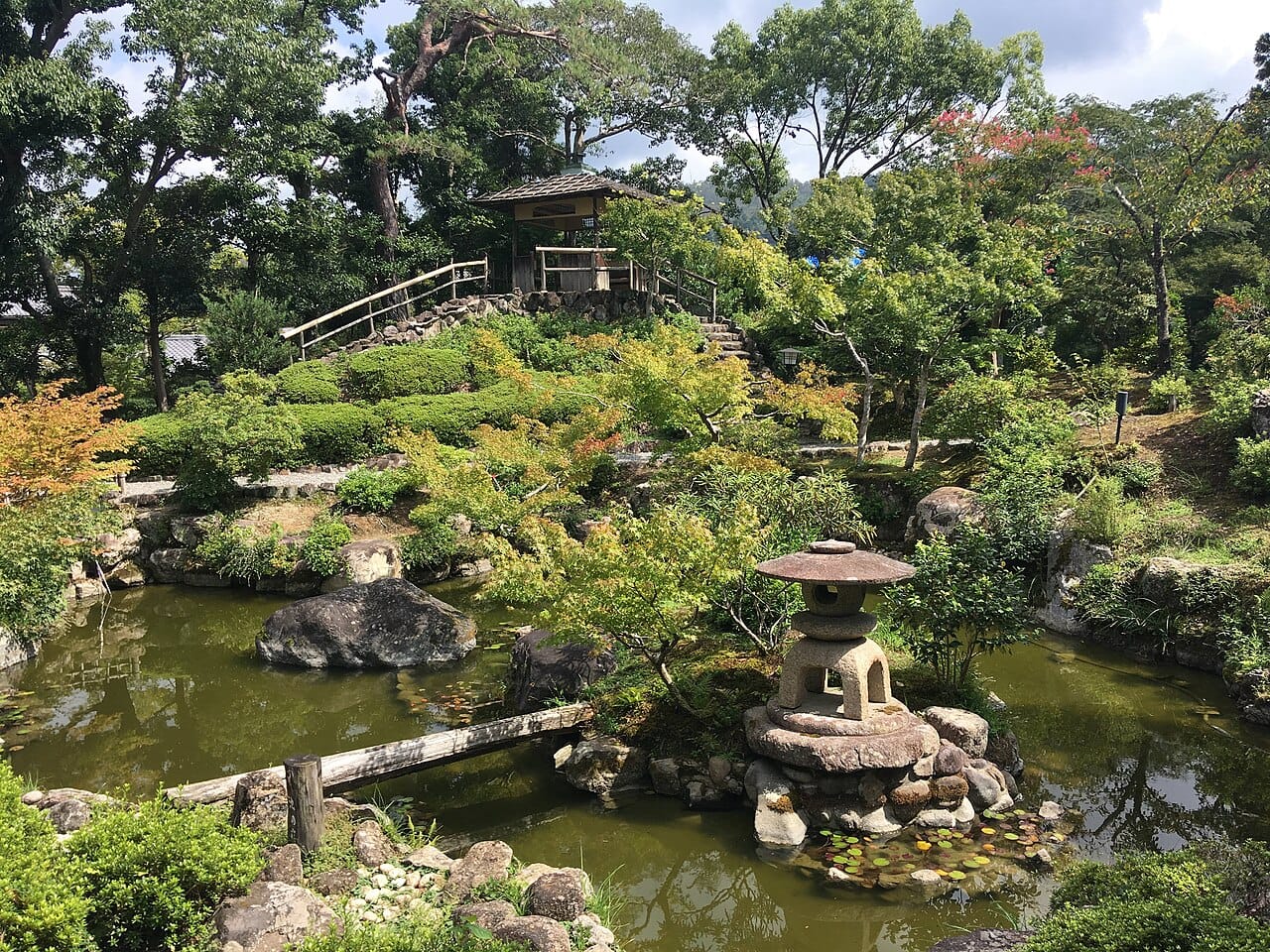 The moss garden at Yoshikien in Nara