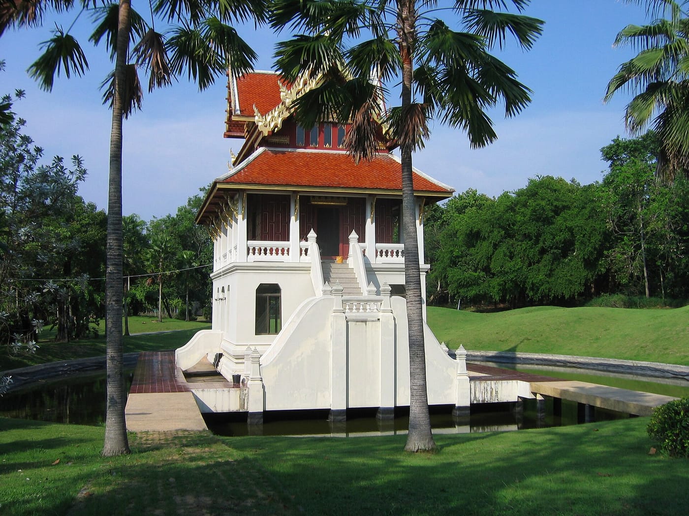 A pavilion at the Wat Yansangwararam temple complex near Pattaya