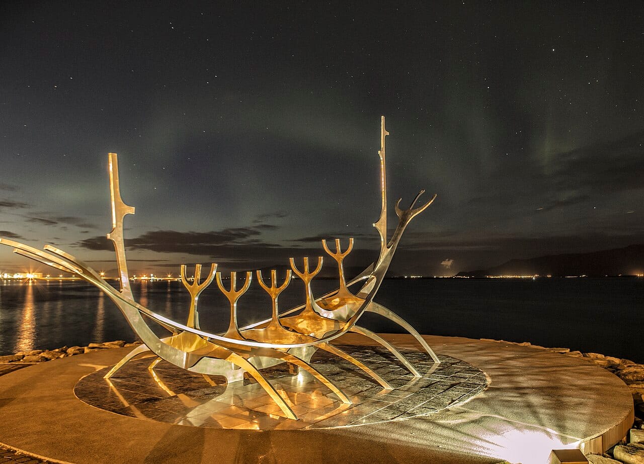 The Sun Voyager sculpture, Reykjavík