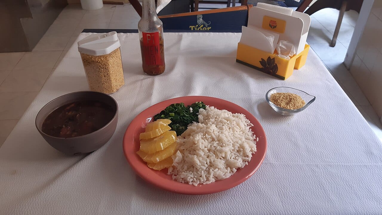 Feijoada, the Brazilian black bean stew