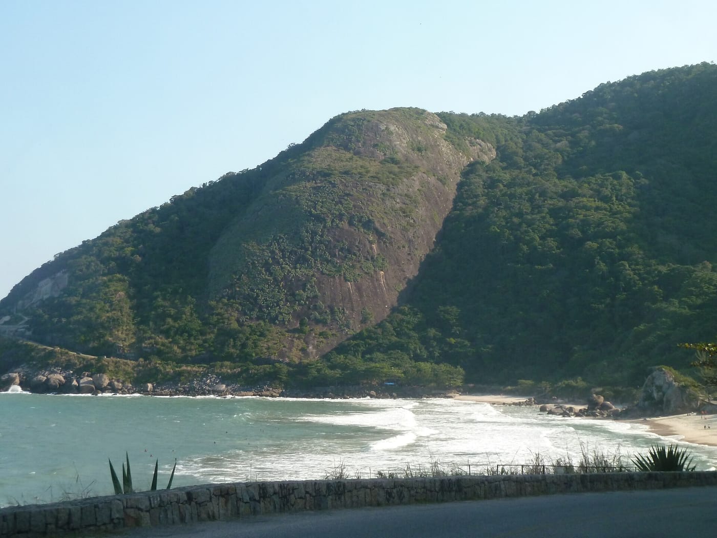 The forested surf beach of Prainha near Rio de Janeiro
