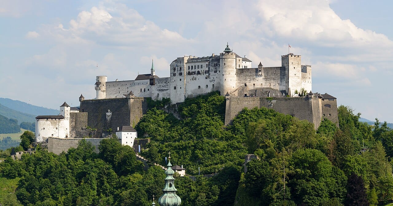 Mönchsberg view over Salzburg