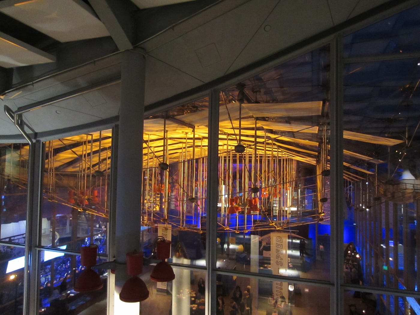 The interior of the California Academy of Sciences in San Francisco