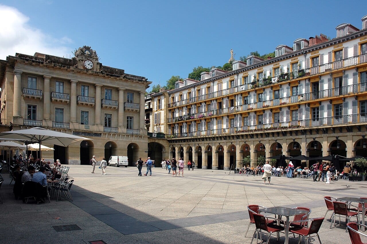 Plaza de la Constitución in San Sebastián old town