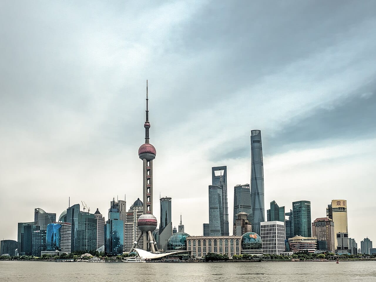 Shanghai Tower and the Pudong skyline
