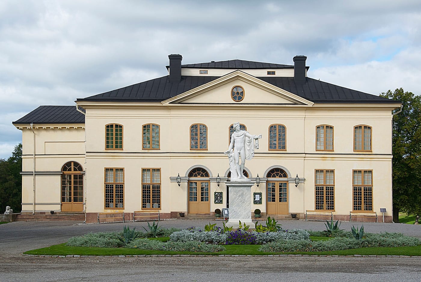 The baroque Drottningholm Palace outside Stockholm