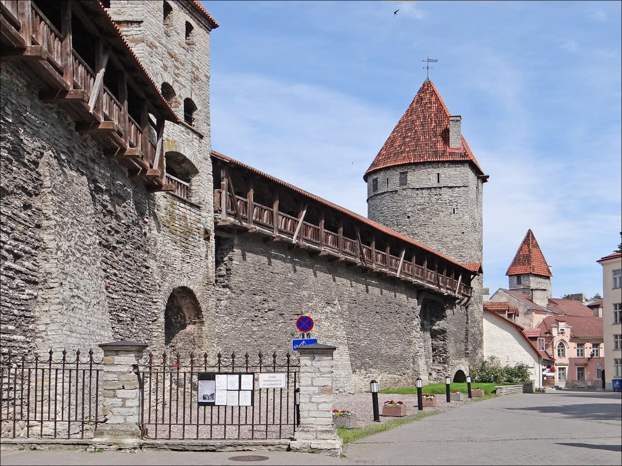 The medieval city walls, Tallinn