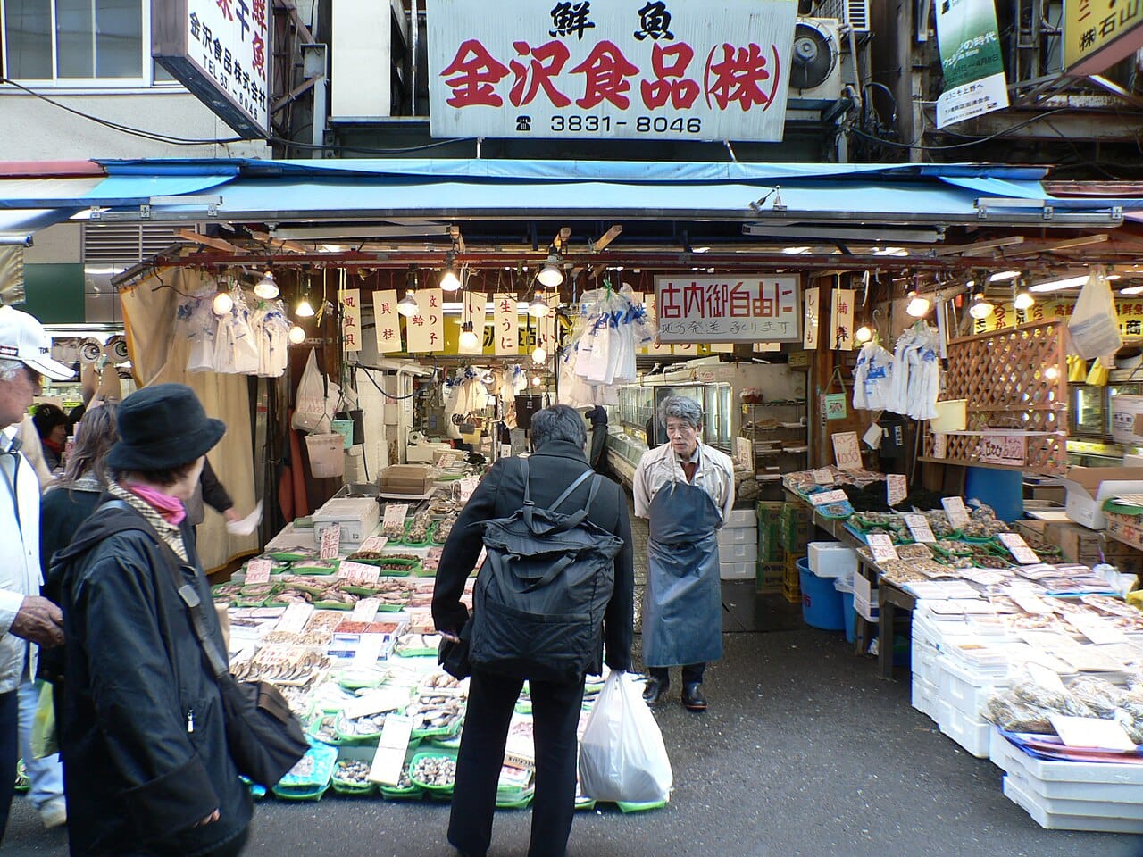 Ameyoko market under the tracks, Ueno, Tokyo