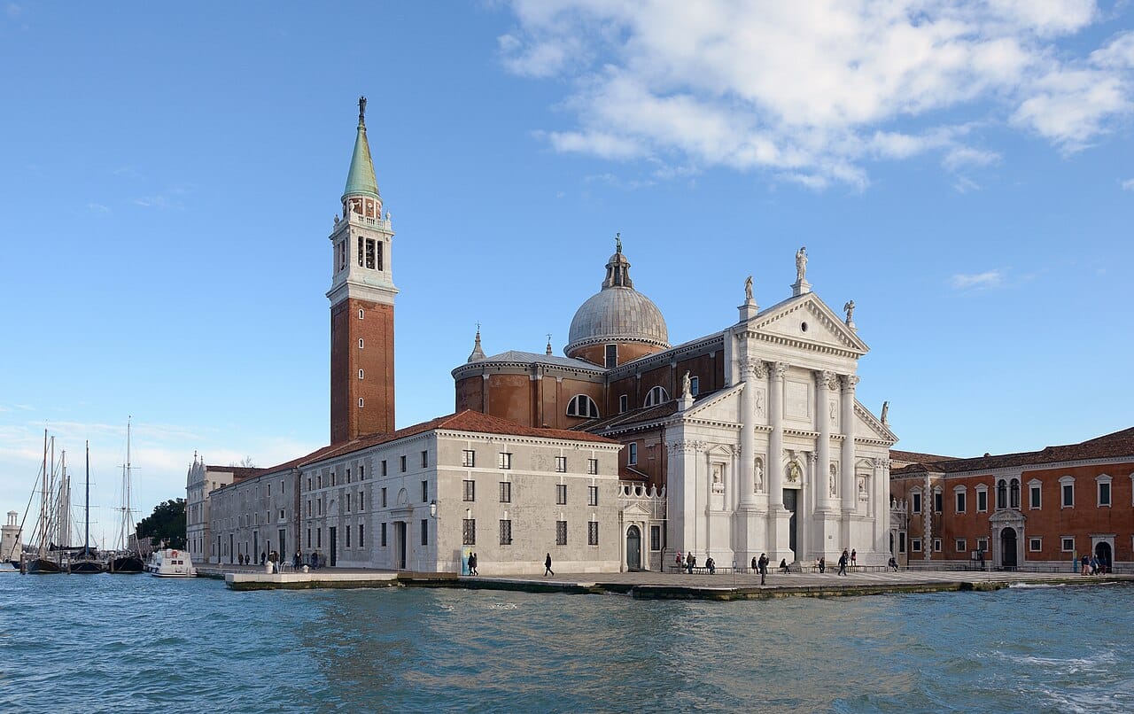 The church of San Giorgio Maggiore across the water in Venice