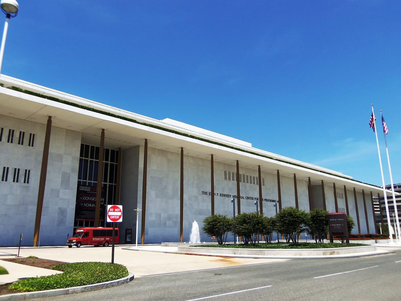 The John F. Kennedy Center for the Performing Arts in Washington DC