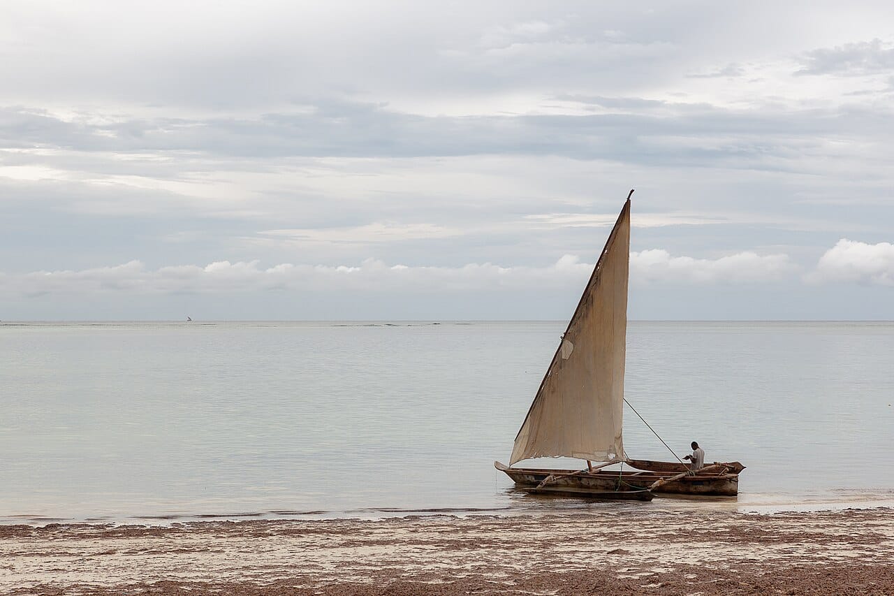 A sunset dhow cruise, Zanzibar