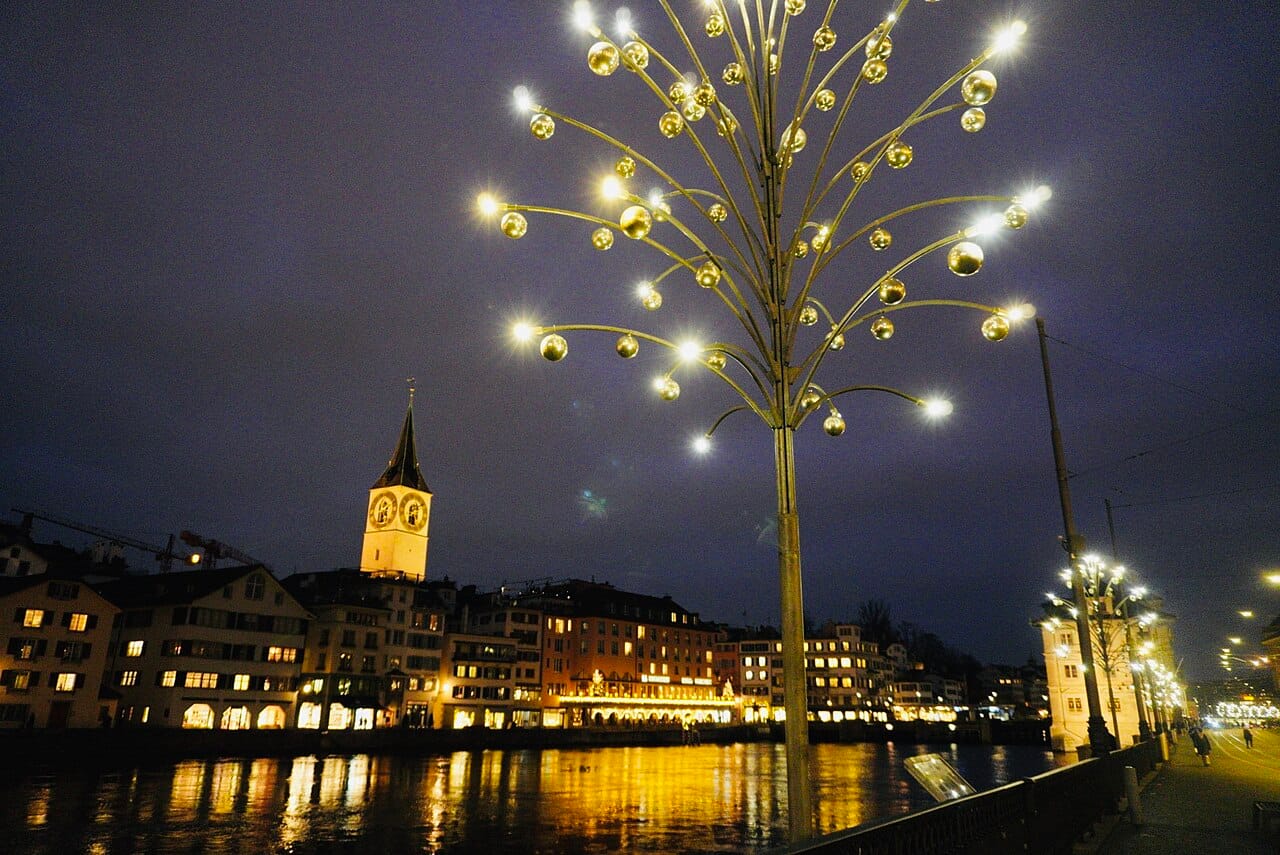 The Fraumünster church spire, Zürich